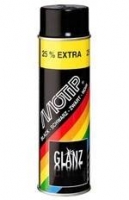 Gloss Black mat paint - MOTIP, 500ml.+25% EXTRA 