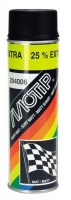 Black mat paint - MOTIP, 500ml.+25% EXTRA