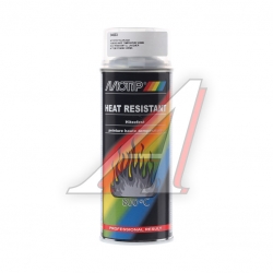 Termo iztūrīga caurspīdīga lāka Motip HEAT RESISTANT LAQUER 800C 400ml.