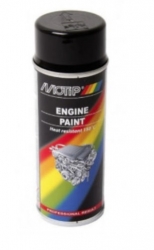 Engine/exhaust pipe laquer(pain) black - MOTIP ENGINE PAINT, 400ml. ― AUTOERA.LV