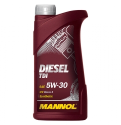 Sintētiskā motoreļļa - Mannol DIESEL TDI SAE 5W-30, 1L ― AUTOERA.LV