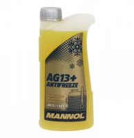 Антифриз жёлтый  - Mannol ANTIFREEZE AG13+ (-40C°), 1Л