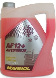 Антифриз красный Mannol ANTIFREEZE AF12 -40C°, 5L ― AUTOERA.LV