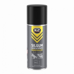Šūvju hermētiķļs - K2 Silgum, 400ml (melns) ― AUTOERA.LV