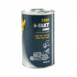 Минеральное масло - Mannol 4-Takt AGRO (SAE30), 600мл.