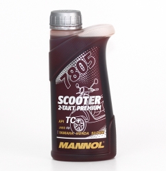 2 Takt Scooter Premium 7805 MANNOL sintētiskā motociklu motoreļļa - 500ml. ― AUTOERA.LV