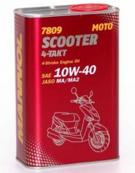 Синтетическое масло для четрехтактных двигателей - Mannol SCOOTER 10W40 (4-Takt), 1Л ― AUTOERA.LV