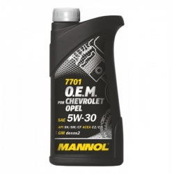 Synthetic engine oil - Mannol OEM for Chevrolet/Opel 5W30, 1L ― AUTOERA.LV