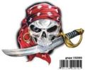 Auto uzlīme "108-pirate with sward"