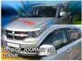 Front and rear wind deflector set Dodge Journey (2008-)