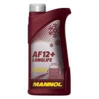 RED Mannol LONGLIFE ANTIFREEZE AF12+ (AG12+), 1L