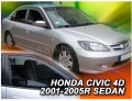 Front wind deflector set Honda Civic (2001-2005)