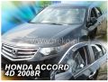 Front and rear wind deflector set Honda Accord (2008-)