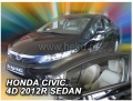 Front wind deflector set  Honda Civic (2012-)