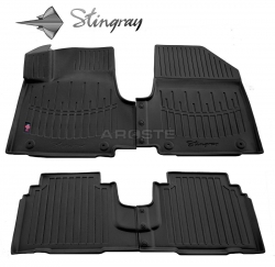 Gumijas paklāju kompl. Hyundai IONIQ (2016-2023), vanniņas ― AUTOERA.LV