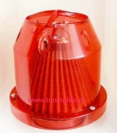 Sport air filter - RED, max. d-74mm ― AUTOERA.LV