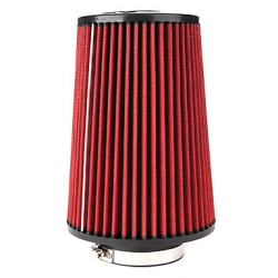 Sport air filter - RED, max. d-74mm ― AUTOERA.LV