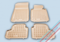 Gumijas paklāju komplekts bēšas krāsas no BMW 3-serijas E93 Cabrio (2007-2014), vanniņas ― AUTOERA.LV