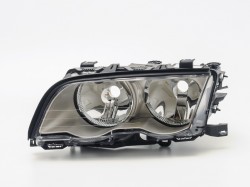 Priekšējais lukturis ar motoriņu BMW 3-serija E46 (1998-2001), pa kreisi ― AUTOERA.LV