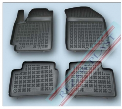 Gumijas paklāju komp. Kia Picanto (2005-2011), vanniņas ― AUTOERA.LV