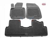 Gumijas paklāju komp. Kia Carens (2013-), vanniņas 