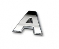 Sticker 3D - letter A
