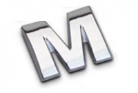 Sticker 3D - letter M