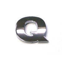Sticker 3D - letter Q