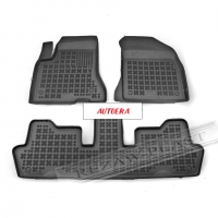 Rubber floor mats set C4 Picasso (2006-2013) with edges