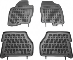 Gumijas paklāju kompl. Nissan Navara (2005-2010), vanniņas ― AUTOERA.LV