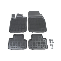 Rubber floor mats set Nissan Qashqai (2013-2020)/ X-Trail (2013-2020), with edges 