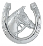 Наклеёка 3D - Лошадь с подковой ― AUTOERA.LV