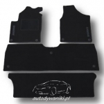 Auduma paklāju kompl. Volkswagen Sharan (1999-2010) ― AUTOERA.LV