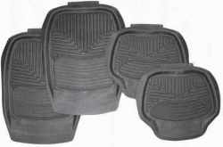 Gumijas paklāju komplekts, melnā krāsa   ― AUTOERA.LV