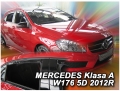 Front and rear wind deflector set Mercedes-Benz A-class W176 (2012-)
