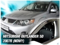 Front wind deflector set  Mitsubishi Outlander (2007-2010)