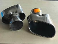 Muffler pipe end, 2pcs. for BMW X5 E70 /Porsche Cayenne / VW Touareg 