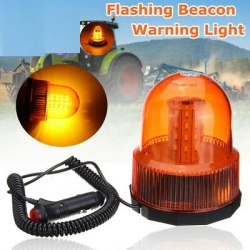 80LED Diožu bākuguns uz magnēta, 12V / FLASH & SPIN ― AUTOERA.LV