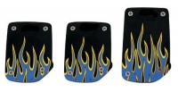 Fire, pedal pads - Blue
