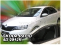 Front wind deflector set Skoda Rapid (2013-)