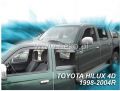 Front and rear wind deflector set Toyota Hilux (1998-2005)