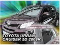 Front and rear wind deflector set Toyota Urban Cruiser (2008-)