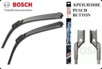 Передние стеклоочистителиa от BOSCH для Opel Astra J (2009-2016), 68cm+62cm