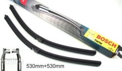 Priekšējie bezkarkāsa logu slotiņas no BOSCH priekš Skoda/VW, 53+53cm ― AUTOERA.LV