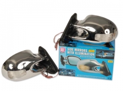 Sporta sānu spoguļu k-ts, hroms, 12V ― AUTOERA.LV