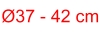 Stūres apvalks 37-42cm