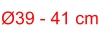 Stūres apvalks 39-41cm