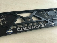 3D plate number holder - CHEVROLET