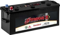 Auto akumulātors  - AMEGA Standart  140Ah, 800A, 12V  ― AUTOERA.LV