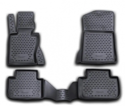 Gumijas paklāju komp. BMW X3 E83 (2004-2010), vanniņas ― AUTOERA.LV